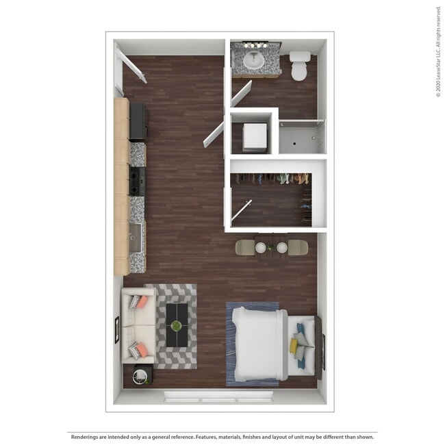 Floorplan - The Piedmont Apartments