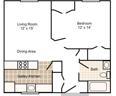 1BR/1BA - Chelmsford Hardy Place
