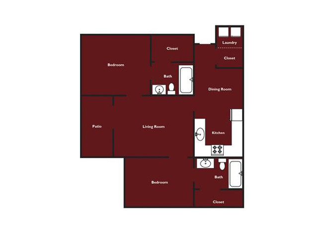 Floorplan - Tuscan Isle Apartments