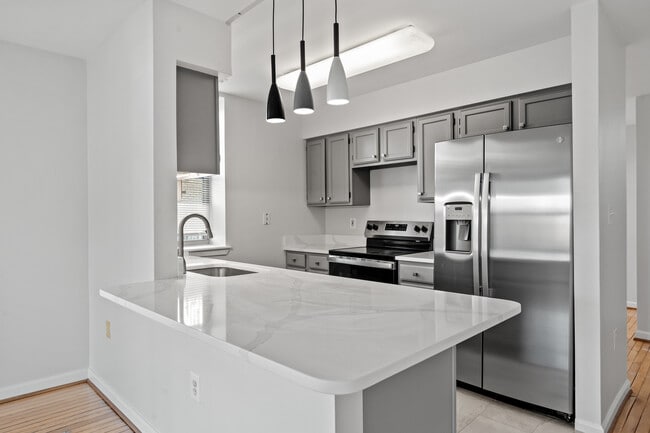 New, completely renovated kitchen (bare) - 1308 Clifton St NW