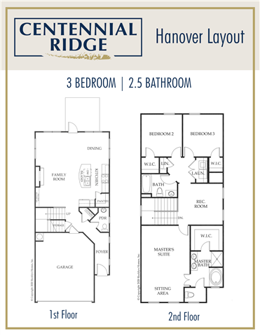 Floorplan - Centennial Ridge