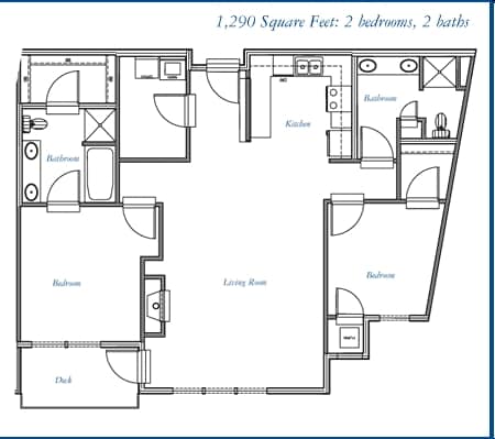 2BR/2BA - Nicollet Plaza