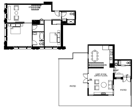 2BR/2.5BA - Union Lofts