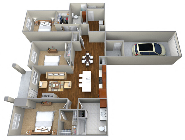 Floorplan - Cedar Place Apartments