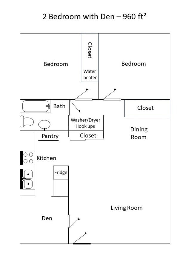 Building Photo - Two bedroom with den! Washer/Dryer in unit!
