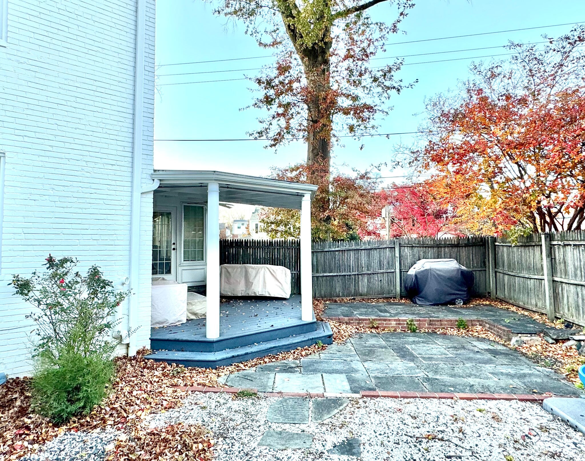 Backyard, with Deck, Patio, Furniture, Grill - 201 E Indian Spring Dr