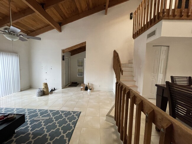 Foyer Living and Stairs - 8115 SW 21st Ct