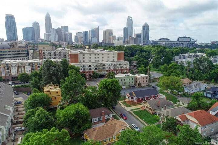 Aerial from the backyard - 1012 Margaret Brown St