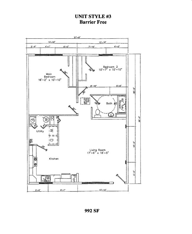 2BR/1BA - White Pine Village Townhomes