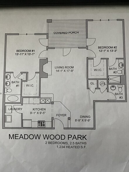 Floor Plan - 2810 Bedford Green Dr