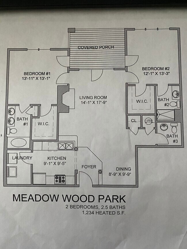 Floor Plan - 2810 Bedford Green Dr