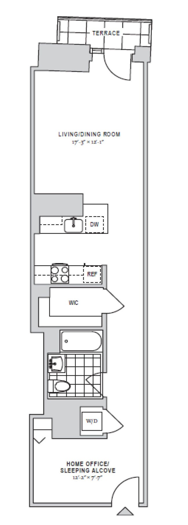 Floorplan - 70 Pine Apartments