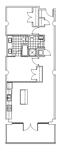 2BR/2BA - Chesapeake Lofts