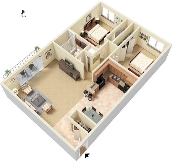 Floorplan - Whitmore Court Apartments