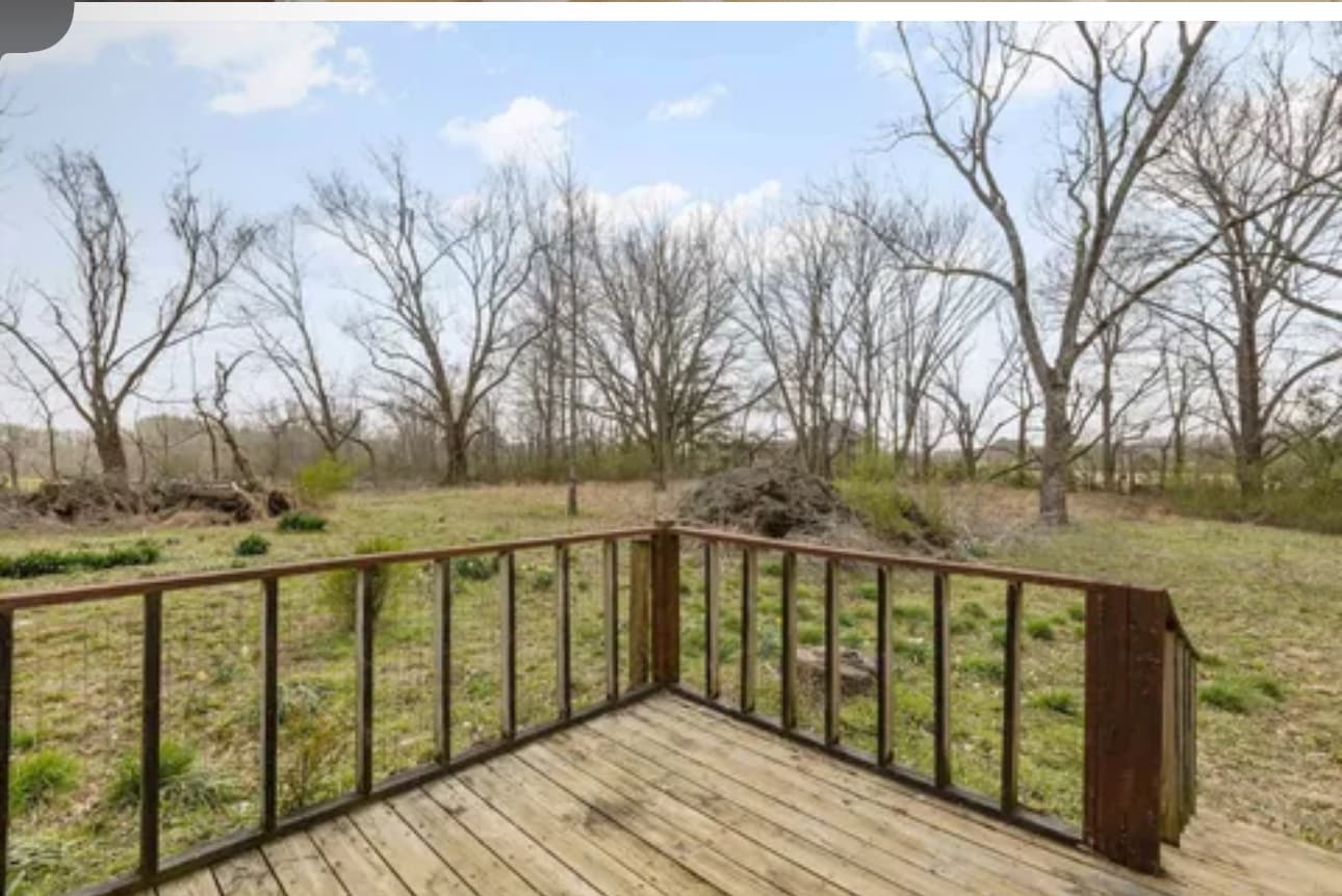 Back yard view - 8457 E Kerrville Rosemark Rd