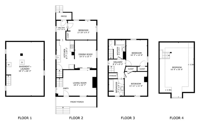Building Photo - SINGLE FAMILY HOUSE!  4 BEDROOMS + 2 FULL ...