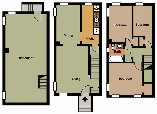 Floorplan - Westland Gardens Apartments & Townhouses
