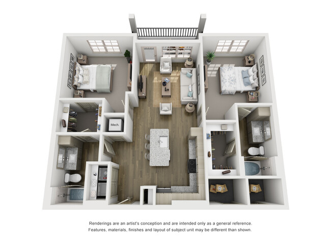 Floorplan - Lantower Grande Flats