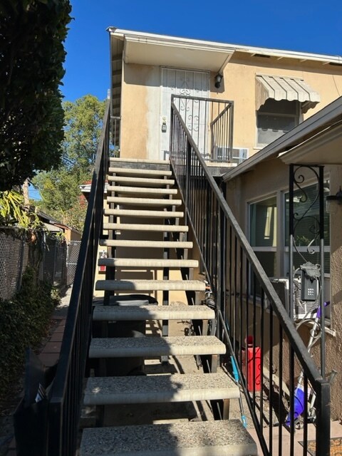 front entrance stairwell - 610 S Main St