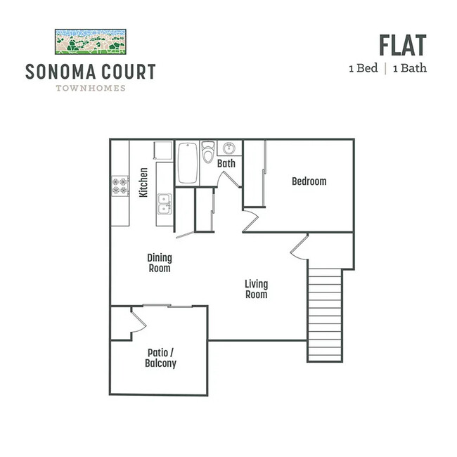 Floorplan - Sonoma Court Townhomes