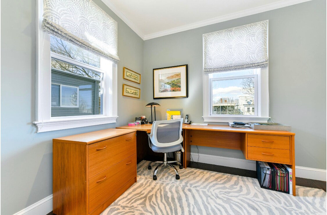 Office off of master bedroom thru glass doors - 846 E Broadway