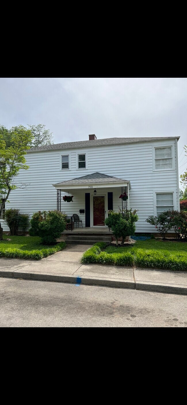 Front of the duplex - 703 Clark St