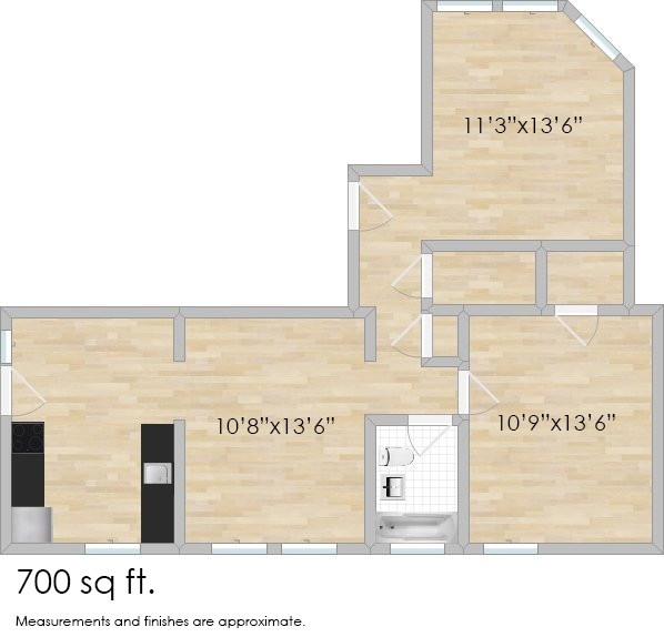 Floorplan - 8-12 Van Buren St. and 336-350 S. Austin B...