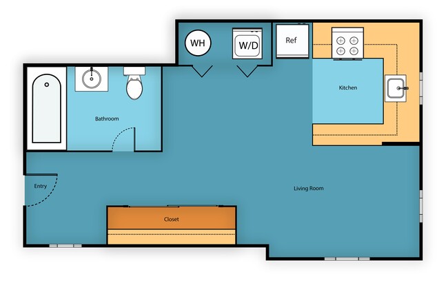 Floorplan - Sir Gallahad Apartment Homes