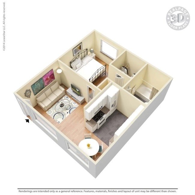 1BR/1BA - Magnolia Terrace Apartment Homes