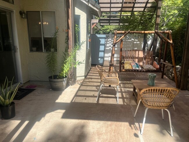 Backyard Patio with Pergola - 647 Hovey Way