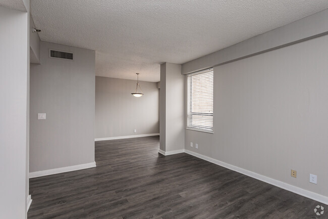 2BR, 2BA - 1527SF "The Ritz" Living Room & Dining Room - The Enclave at 1550