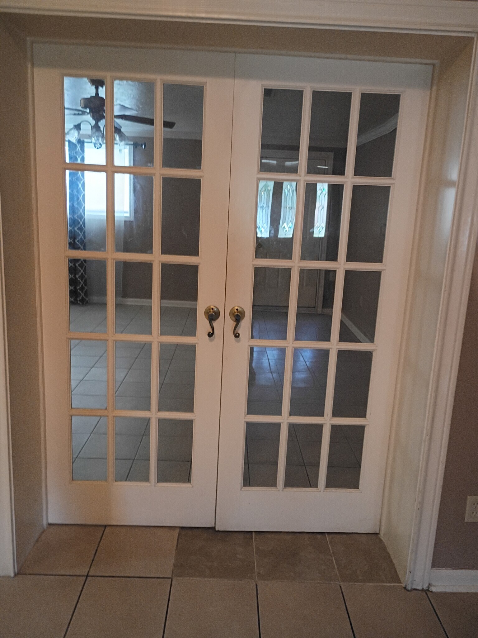 French doors to formal dinning - 518 Westshire Dr