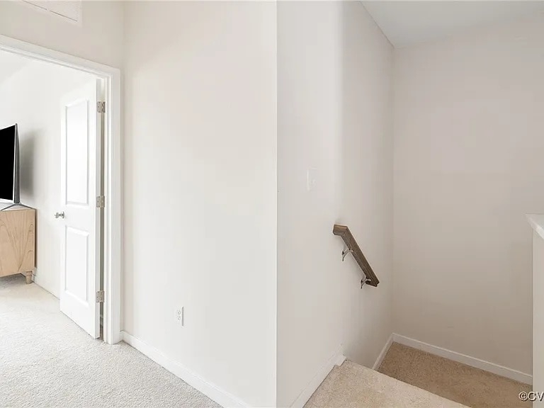 Stairs to primary bedroom - 7215 Hancock Chase Ct