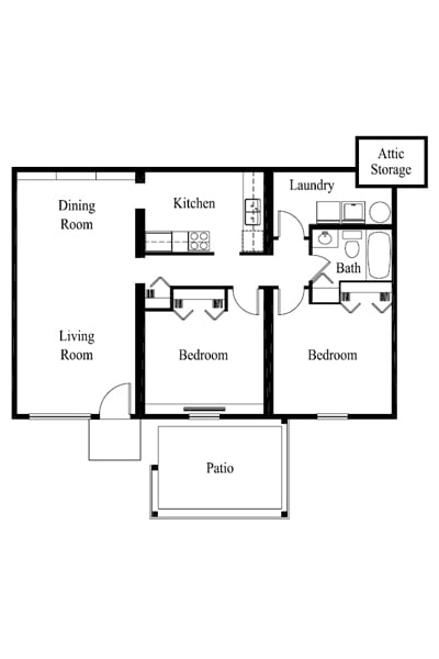 2BR/1BA - Dartmouth Place