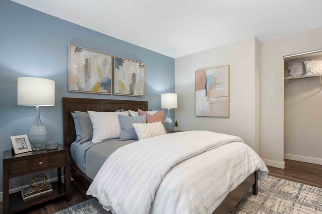 Main Bedroom with Vinyl Plank Flooring - Orion Elk Grove