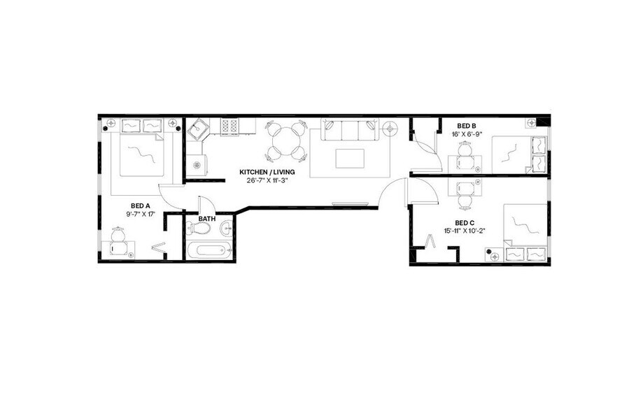 Building Photo - Room in Shared 3 bed/1 bath home