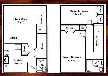 Two Bedroom Quad - Townehouse of Amherst