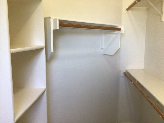 BUILT IN SHELVING AT MSTR CLOSET - 2913 Whisper Oaks Ln