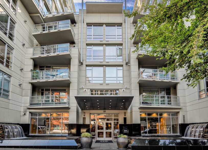 Reside in a landmark concrete-and-steel building steps from the Olympic Sculpture Park - 2929 1st Ave