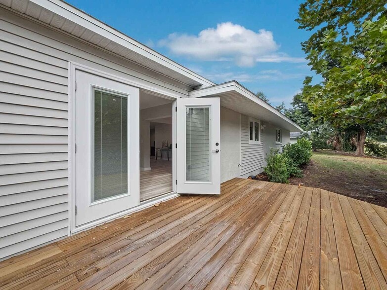 French Doors to Deck - 3142 Rose St