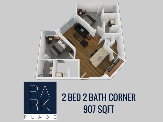 Floorplan - Park Place Columbia (Student Housing)