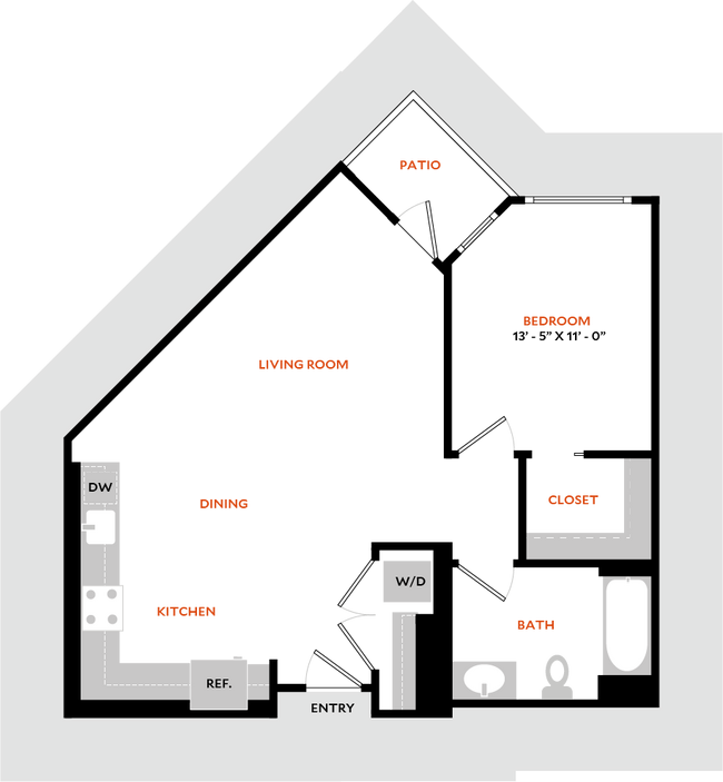 Floorplan - Hiro Apartments