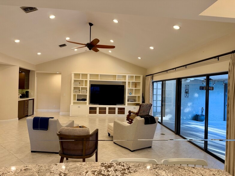 View from Kitchen island - Contemporary Open floor plan - 2662 NW 42nd St