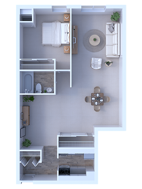 Stonecliffe 1BD 1Bath 795sqft - Stonecliffe