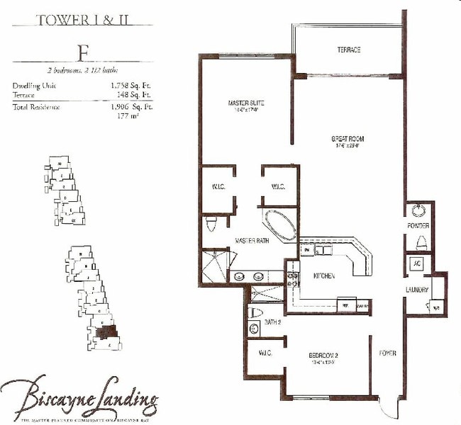 2BR/2.5BA - Biscayne Landing