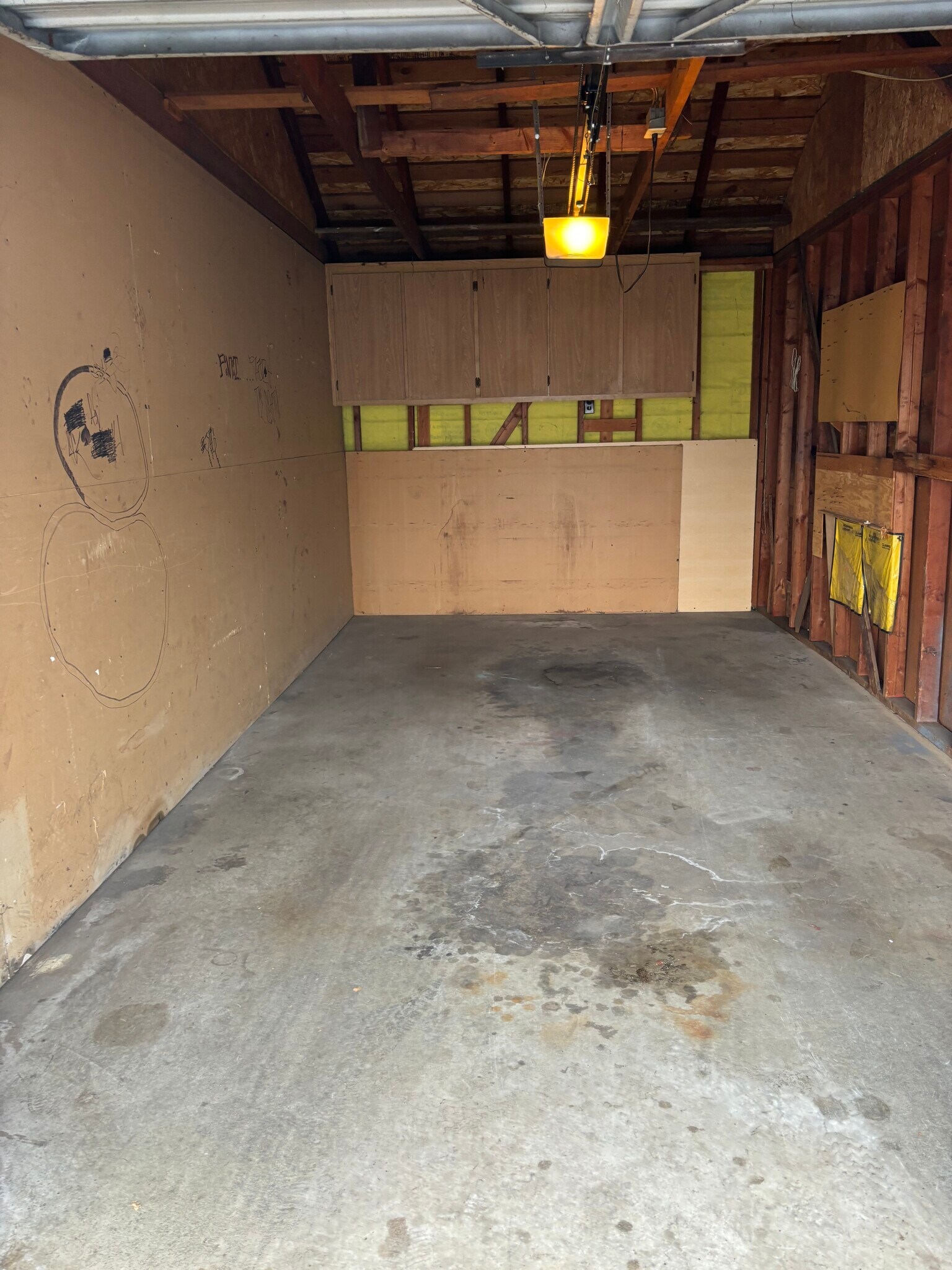 Cupboard storage in garage - 445 Almond Dr. #29