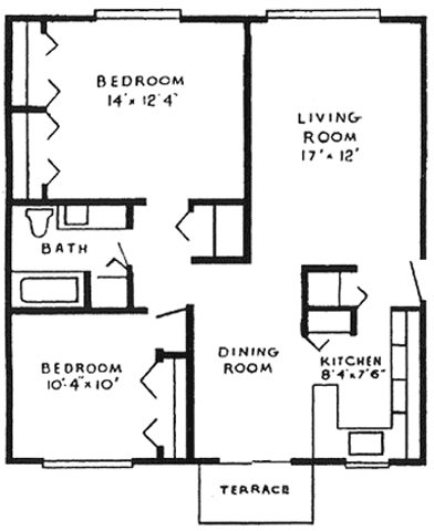 2x1 1050 - Northville Forest Apartments