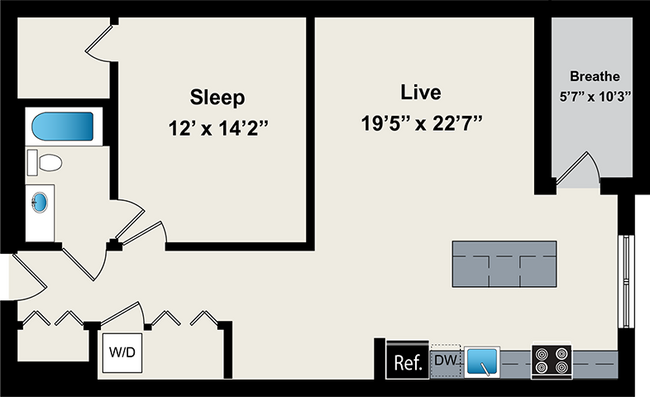 Floorplan - Reside on Jackson