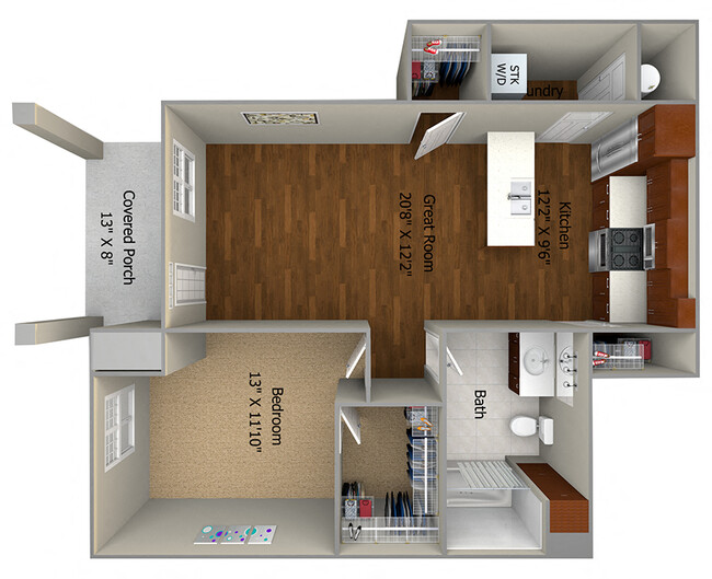 Floorplan - Cedar Place Apartments