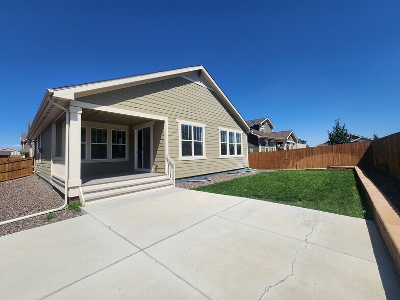 Covered Deck and Concrete Patio in backyard - 16384 Fillmore St